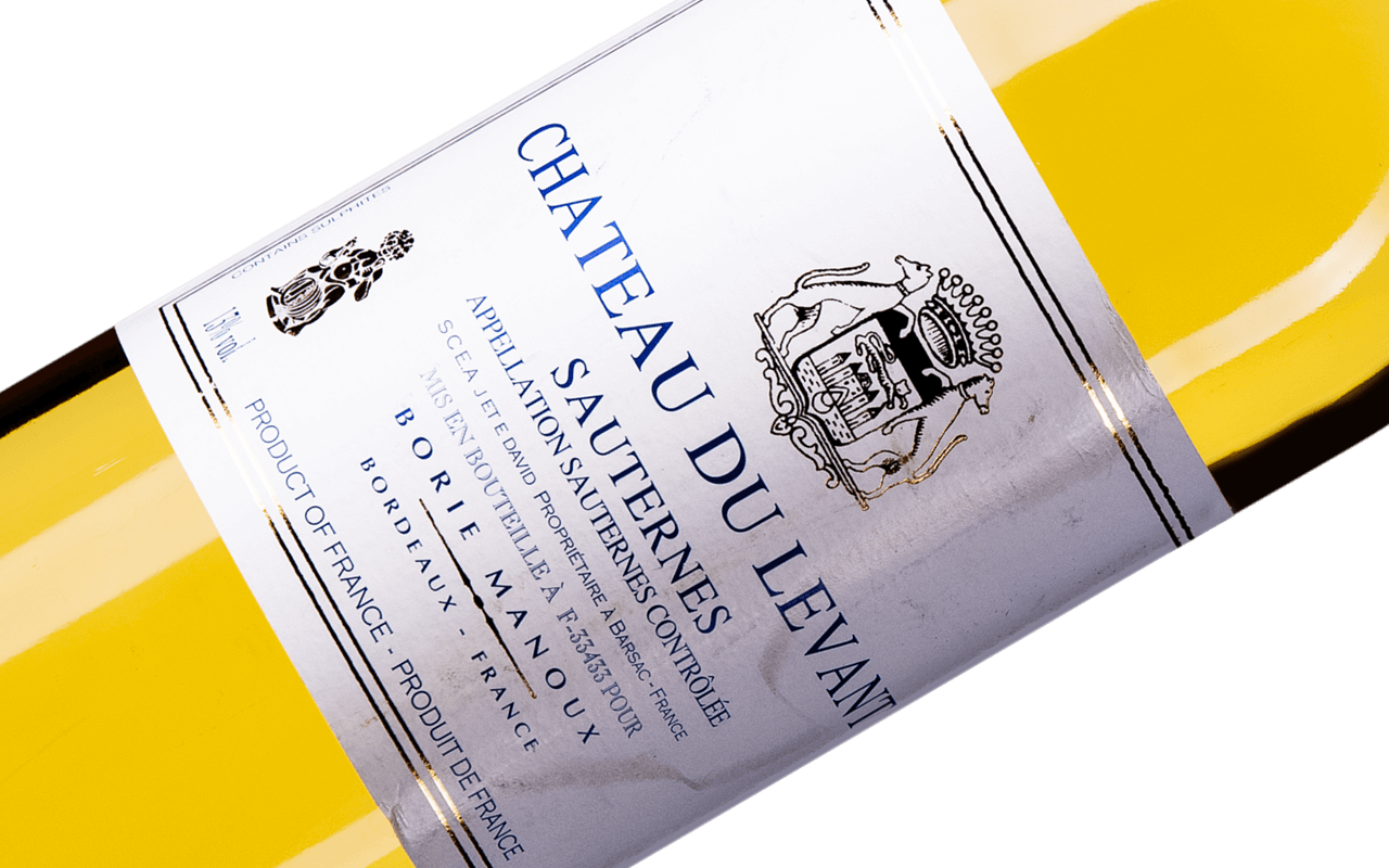 2018 Chateau du Levant "Lehm Kalk Sand Kiesel" Sauternes Bordeaux, Frankreich 2018 Chateau du Levant "Lehm Kalk Sand Kiesel" Sauternes Bordeaux, Frankreich