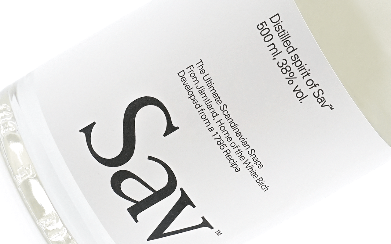 SAV Snaps 38%vol. aus Birkensaft "Granit" - SAVhuset, Jämtland, Schweden