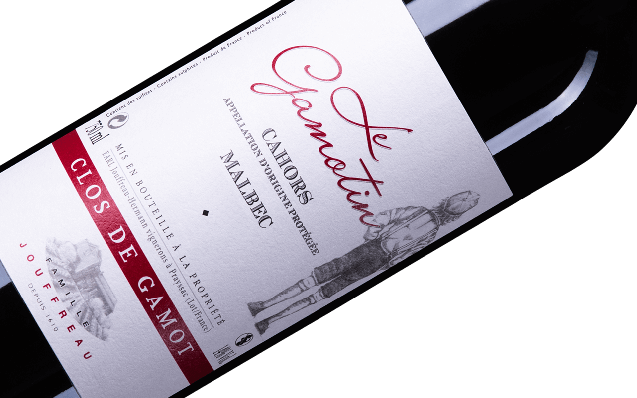 2016 Le Gamotin "Quarzkiesel Kalk Ton" Cahors, Frankreich 2016 Le Gamotin "Quarzkiesel Kalk Ton" Cahors, Frankreich