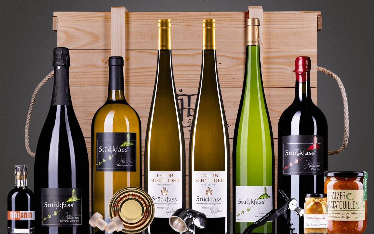 JTC 6er Magnumkiste "Stückfass-Linie mit Sylvaner Extra Brut" Neustart-Angebot (Abholpreis Vinothek) JTC 6er Magnumkiste "Stückfass-Linie mit Sylvaner Extra Brut" Neustart-Angebot (Abholpreis Vinothek)