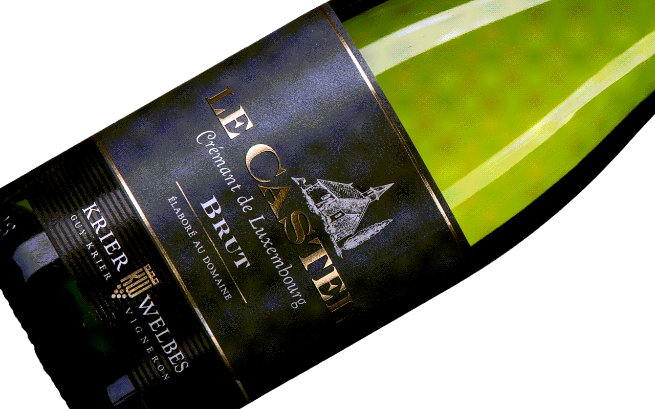 Crémant de Luxembourg klein Le Castel  "Gipskeuper" Moselle, Luxembourg Crémant de Luxembourg klein Le Castel  "Gipskeuper" Moselle, Luxembourg