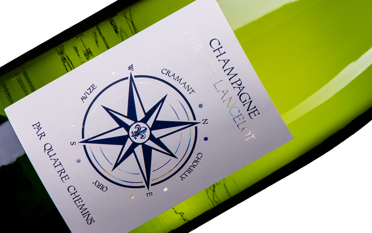 2014 Par Quatre Chemins Grand Cru "Kreide Kalk" Côte des Blancs Champagne, Frankreich    