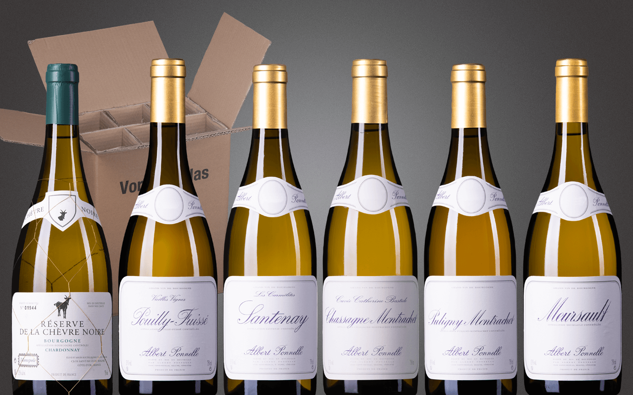 Probierbox 6er "Weiße Klassiker Burgunds mit Meursault & Co." (Abholpreis)