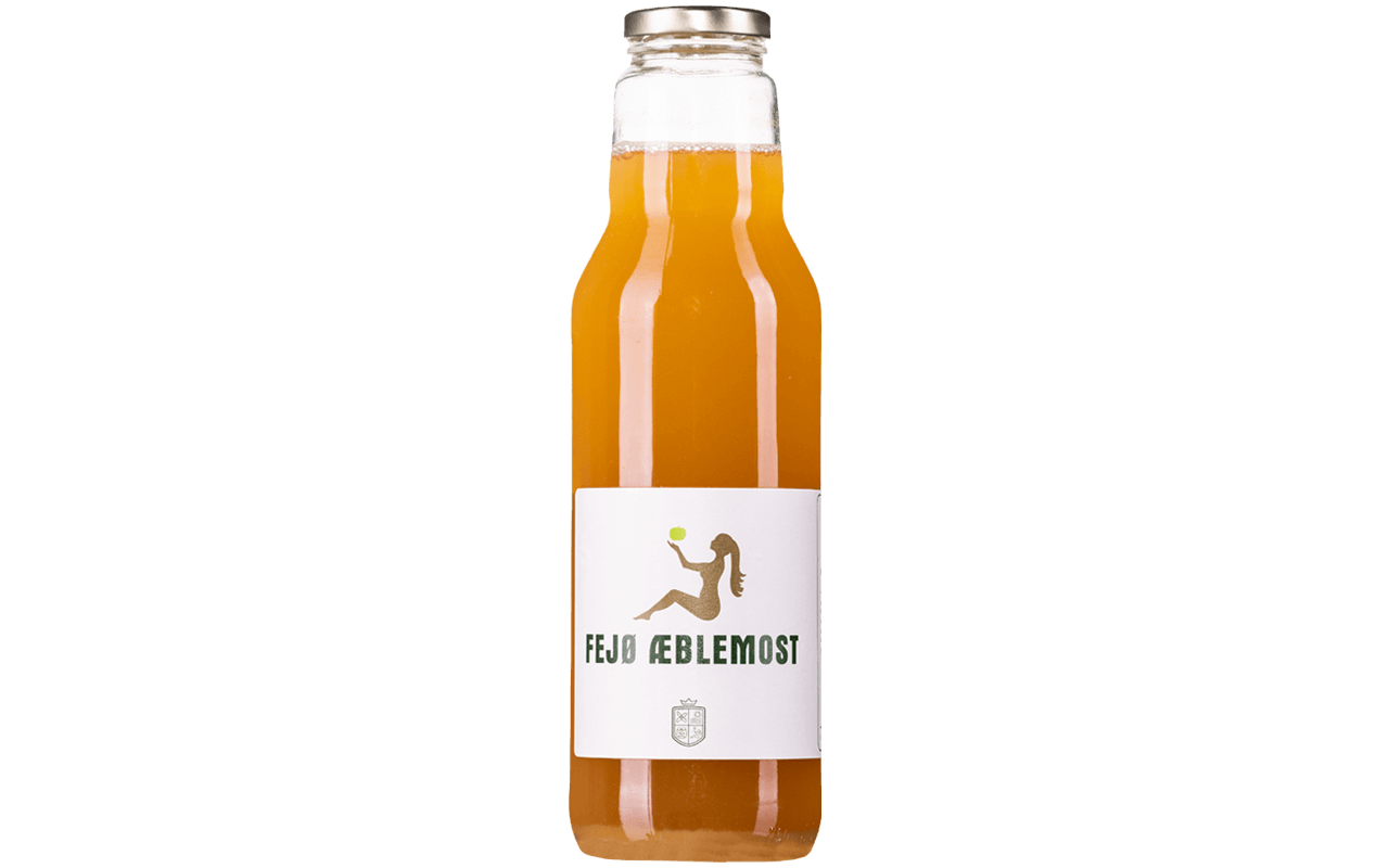Fejø Æblemost, naturtrüber Apfelsaft, Bio, Vegan, Alkoholfrei "Braunerde, Mergel" - Fejø Cider, Dänemark