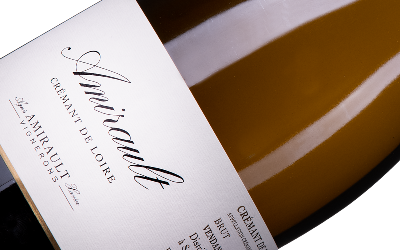 Amirault Crémant de Loire Premium Bio "Kiesel Kalk" (Loire), Frankreich Amirault Crémant de Loire Premium Bio "Kiesel Kalk" (Loire), Frankreich
