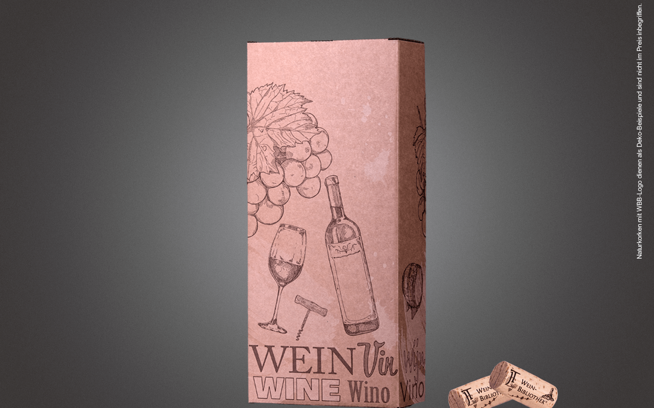 JTC 2er Karton "Rioja Weiß trifft Rioja Rot" als Präsent verpackt (Abholpreis)
